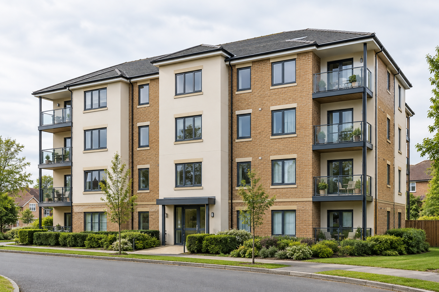 Medium sized block of flats