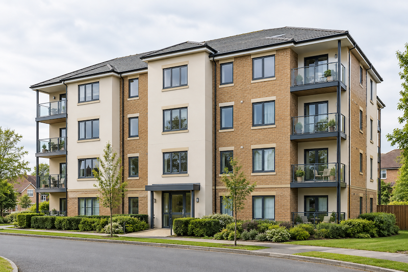 Buy-to-let image Medium sized block of flats